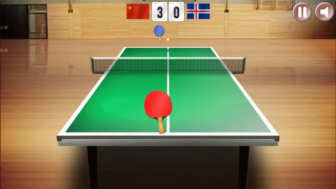 Tangkapan skrin Table Tennis World 3D - Real Challenge Match