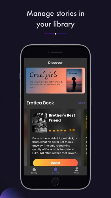 Capturas de pantalla de Dopo Novel - Erotic Stories