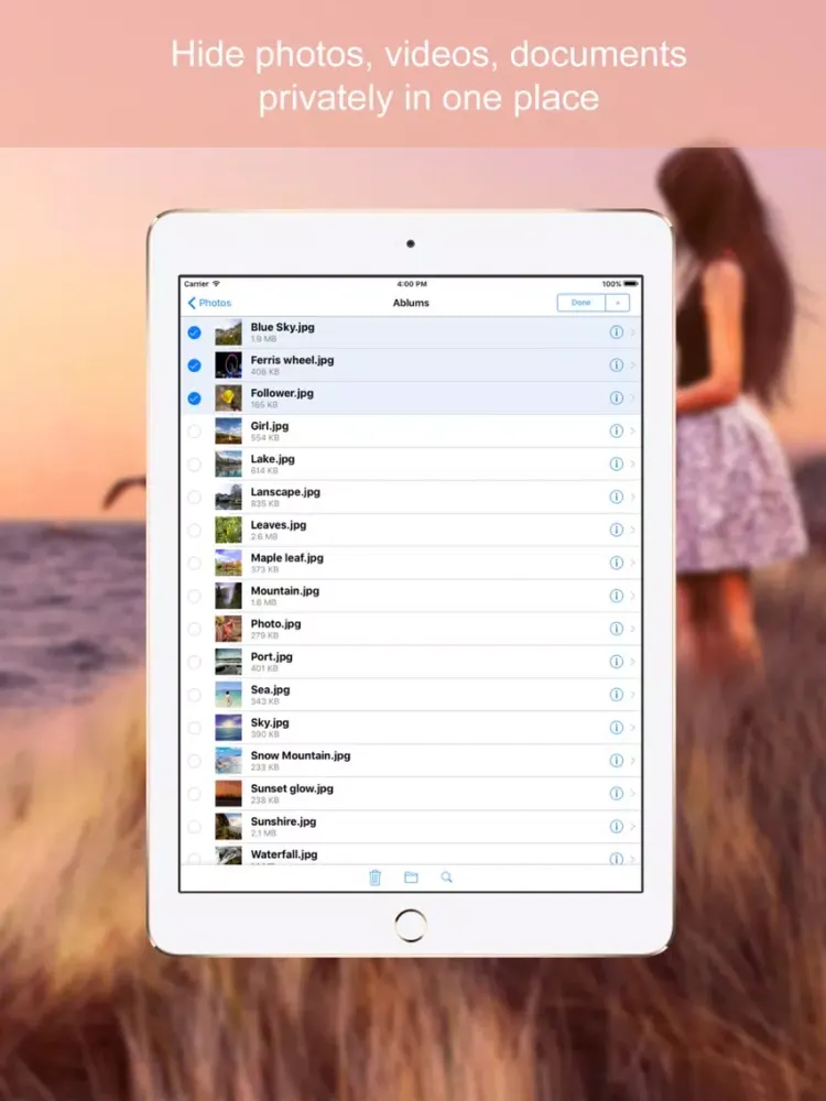 Capturas de tela do Secret Calculator - Hide Photo Safe & Lock Video iPad 