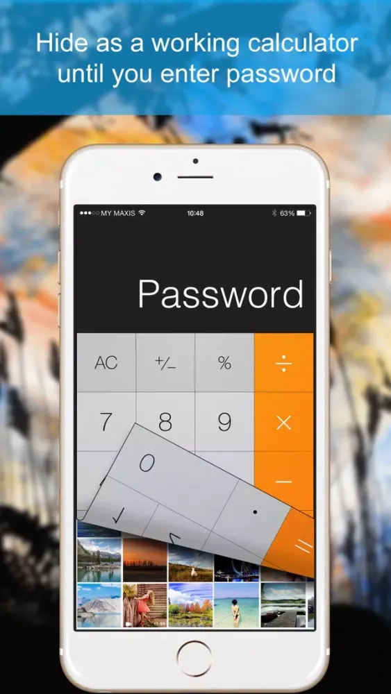Capturas de tela do Secret Calculator - Hide Photo Safe & Lock Video