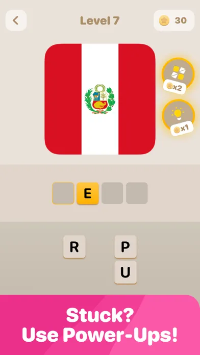 ภาพหน้าจอของ Flag Quest: Guess The Flags