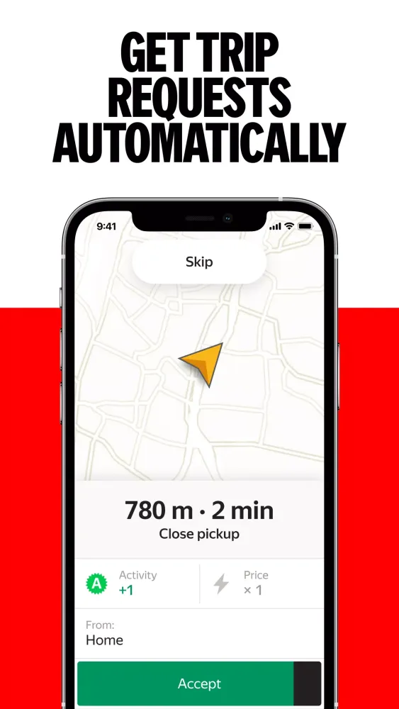 Tangkapan skrin Yango Pro (Taximeter)—driver