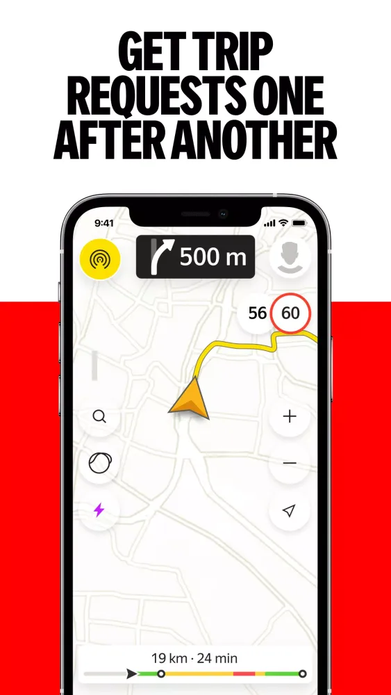 Tangkapan skrin Yango Pro (Taximeter)—driver