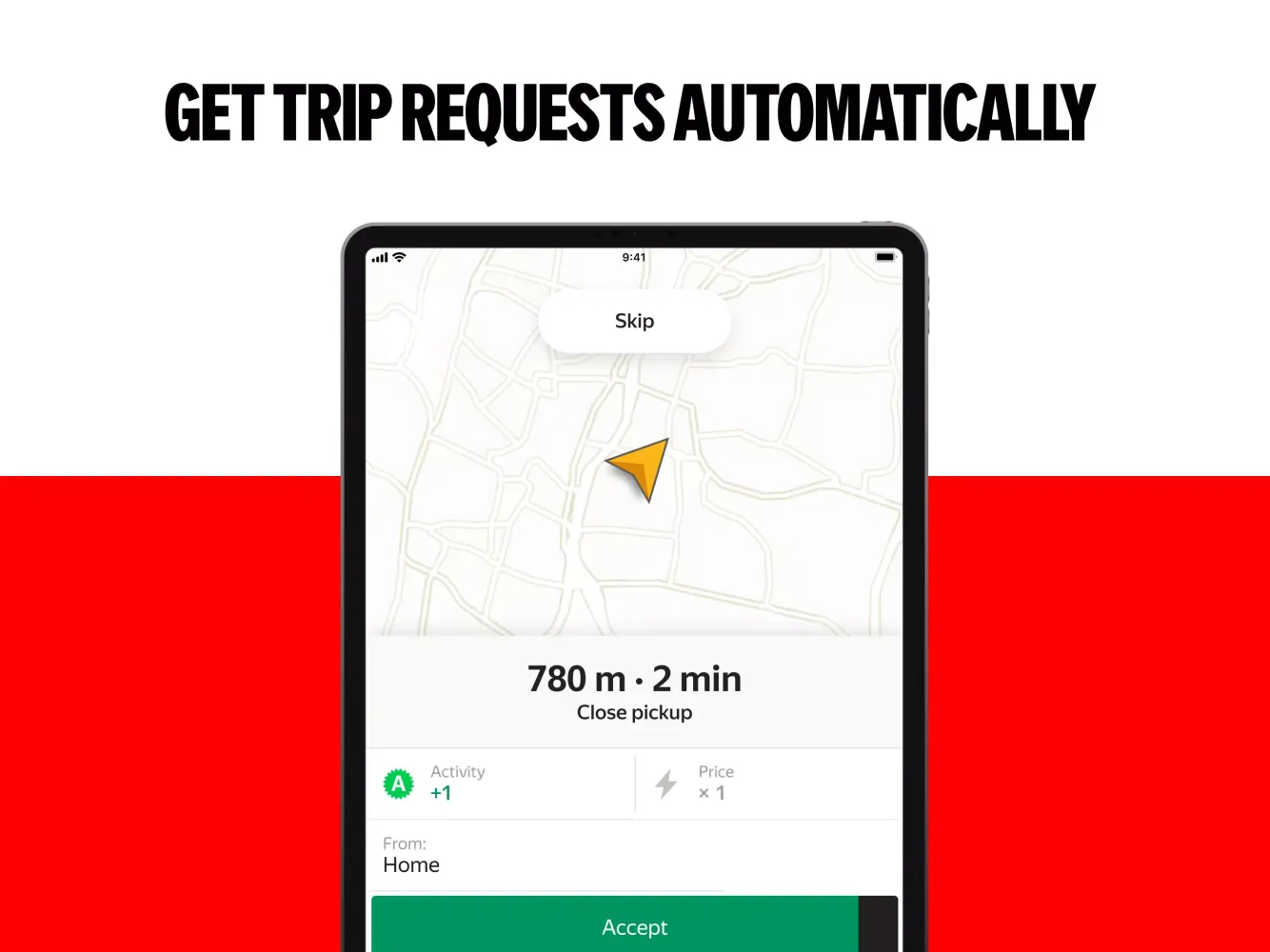 Tangkapan skrin Yango Pro (Taximeter)—driver