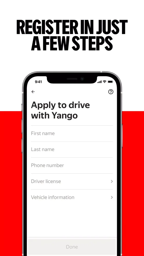 Capturas de pantalla de Yango Pro Beta