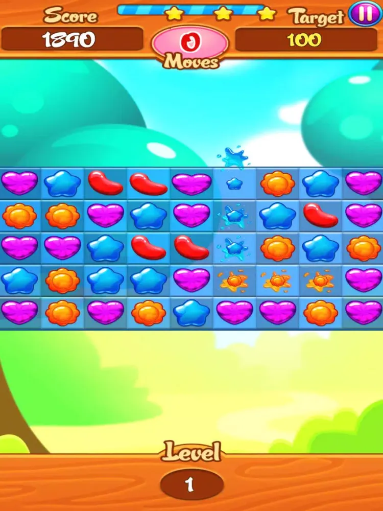 Capturas de pantalla de Classic Funny Candy - Puzzle Casual Games iPad 