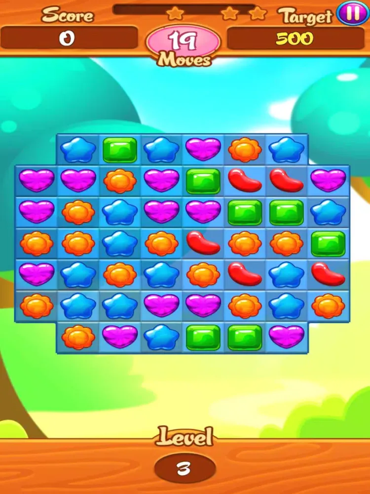 Capturas de pantalla de Classic Funny Candy - Puzzle Casual Games iPad 