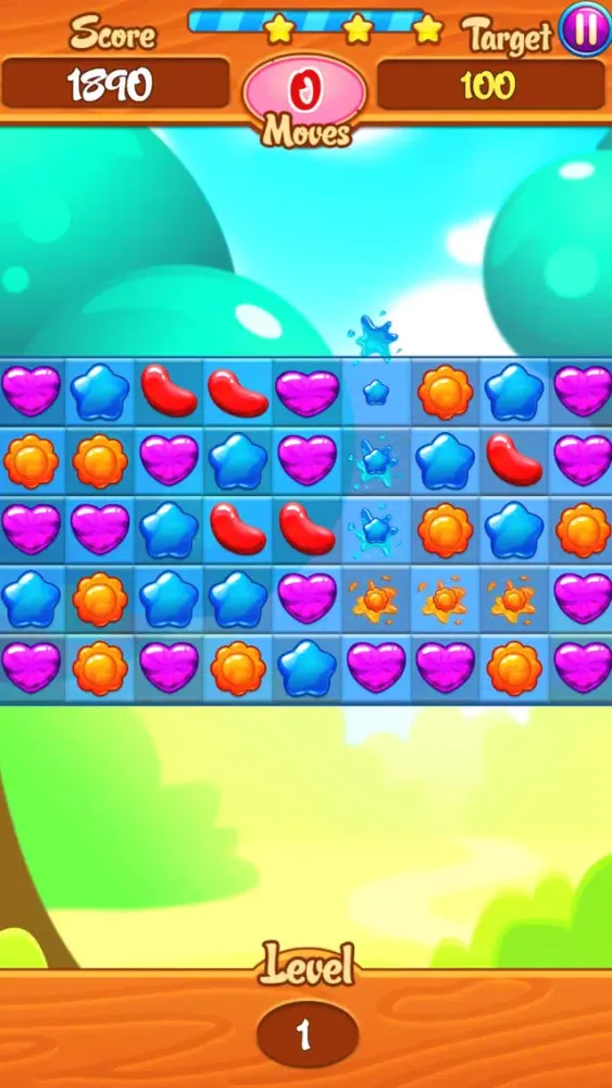 Capturas de pantalla de Classic Funny Candy - Puzzle Casual Games