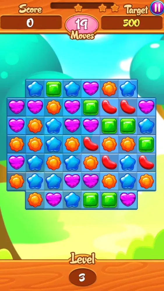 Capturas de pantalla de Classic Funny Candy - Puzzle Casual Games