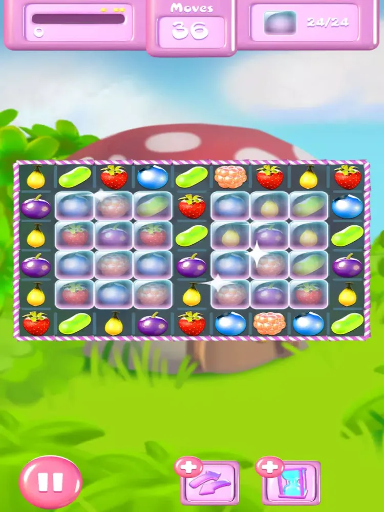 Screenshot di Fruit big battle - match 3 fun game iPad 