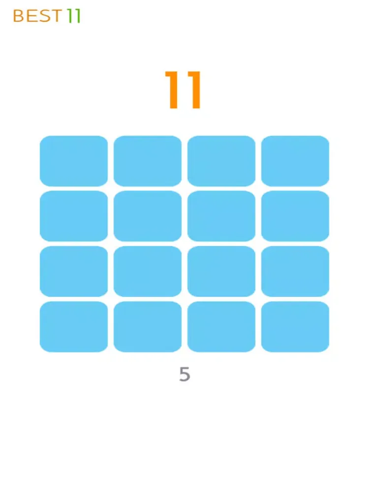 ภาพหน้าจอของ Transient Memory Exercise iPad 