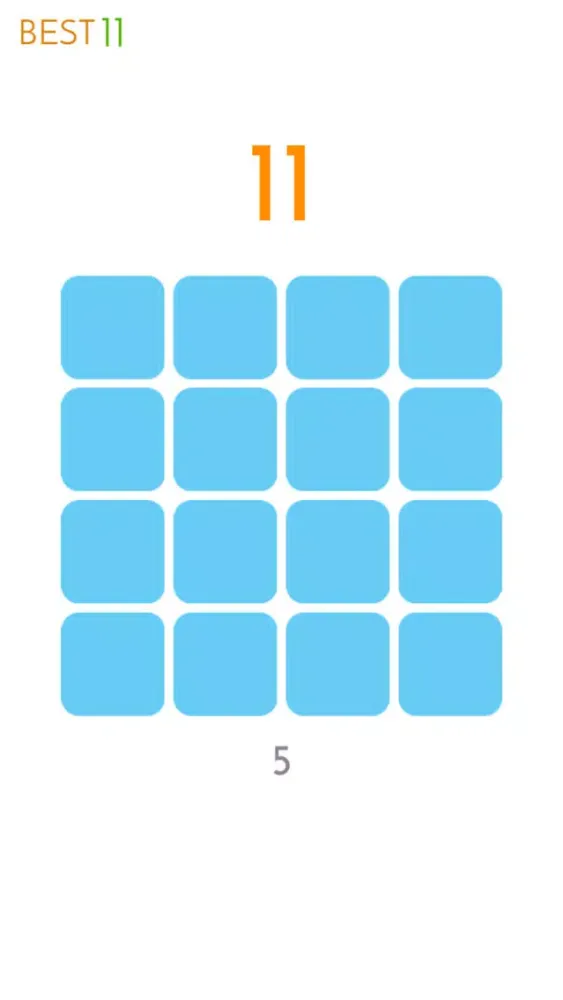 ภาพหน้าจอของ Transient Memory Exercise