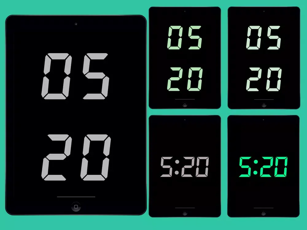 Good Times-Page Turning Clock iPad 應用截圖