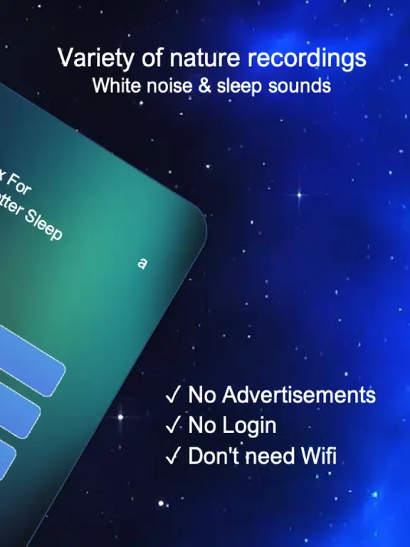 Tangkapan skrin Sleep Aid: White Noise Sounds iPad 