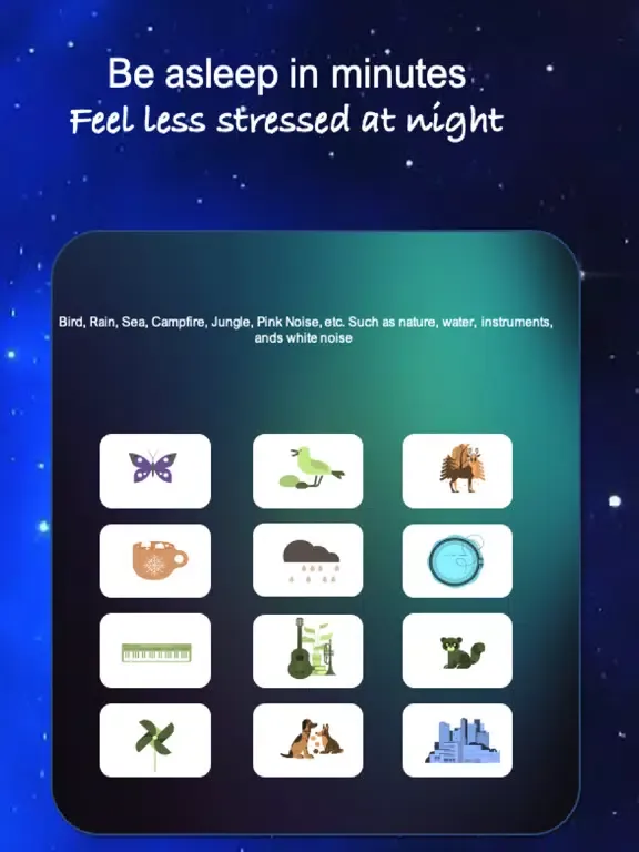 Tangkapan skrin Sleep Aid: White Noise Sounds iPad 