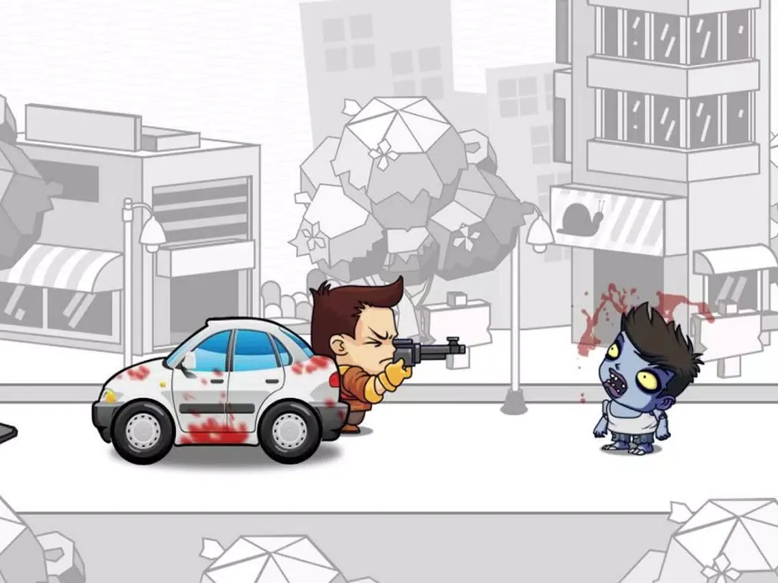 Tangkapan skrin Zombie Front GO iPad 