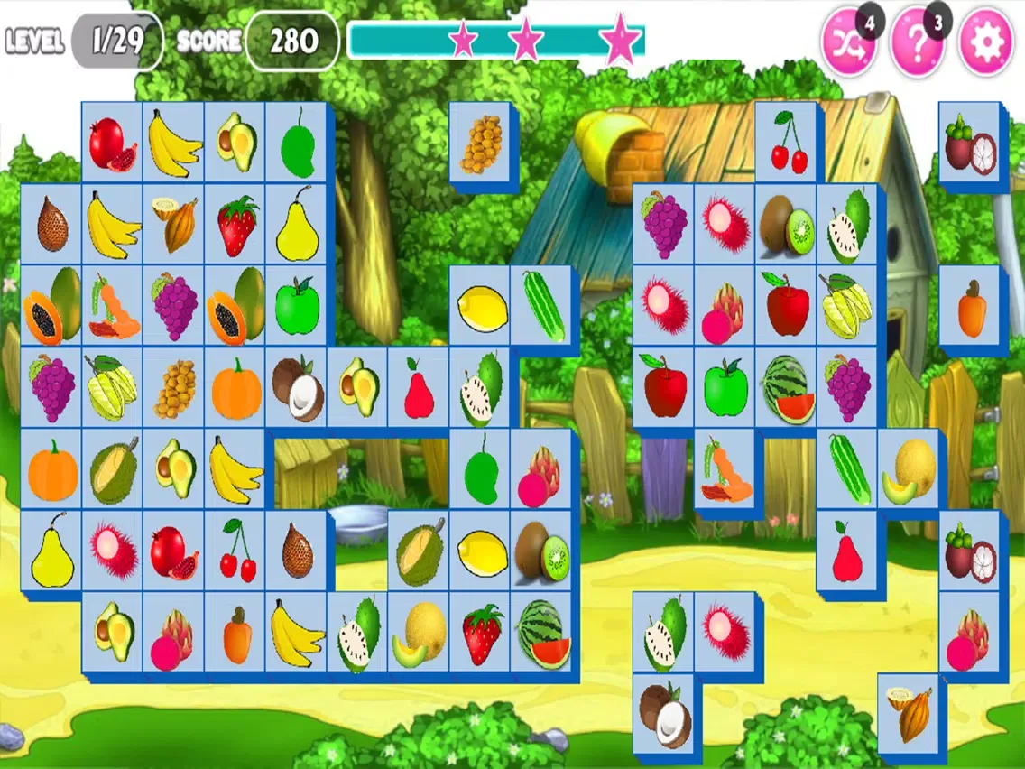 Tangkapan layar Onet Fruits Connect Game iPad 