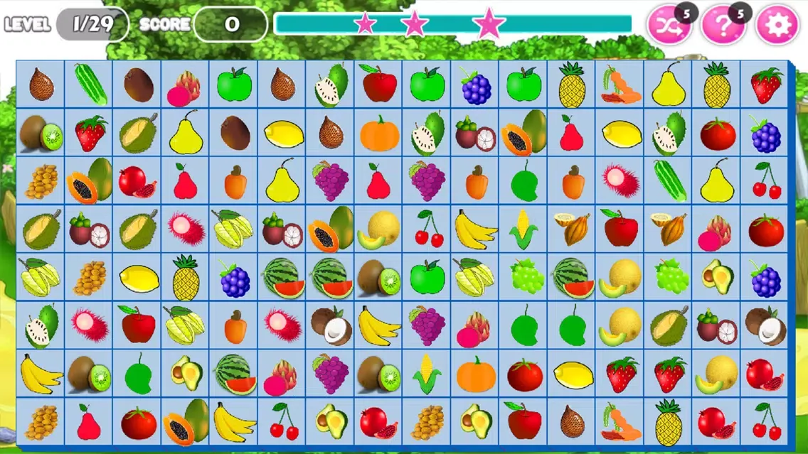 Tangkapan layar Onet Fruits Connect Game