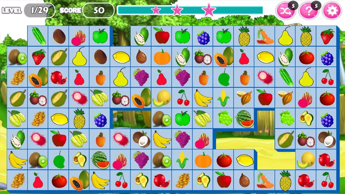 Tangkapan layar Onet Fruits Connect Game