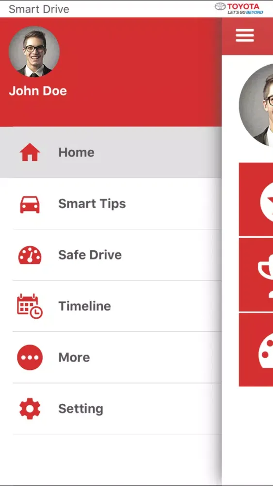 Toyota ImSafe應用截圖