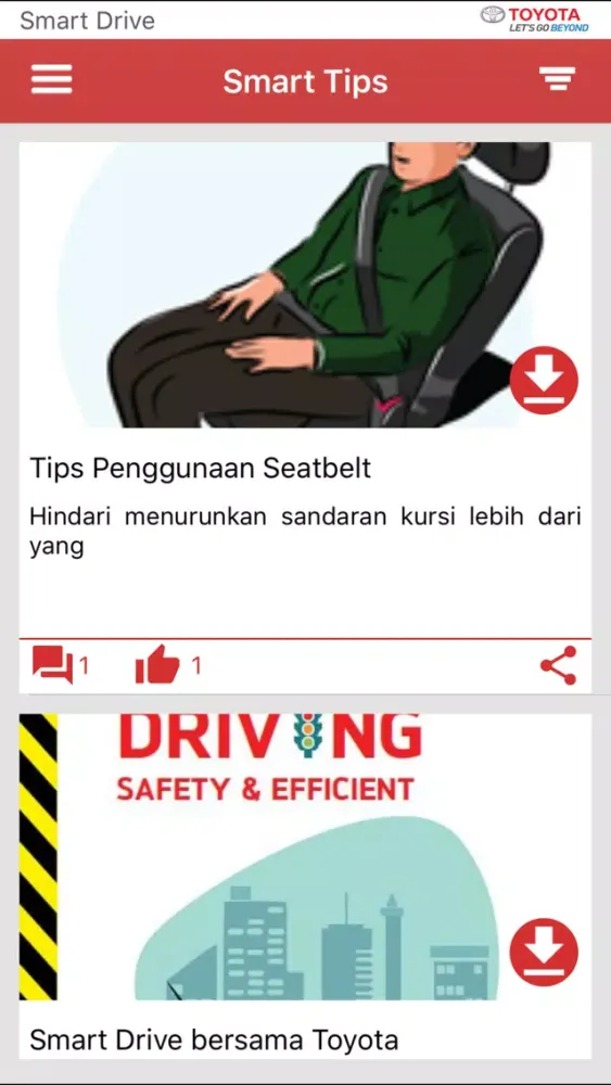 Toyota ImSafe應用截圖