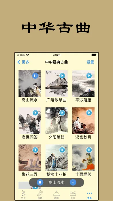 Capturas de pantalla de 中医精华-人体穴位针灸中药方剂大全药膳食疗健康营养食谱