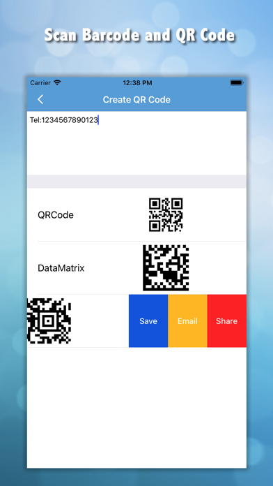 Скриншоты QR Code Reader Creater