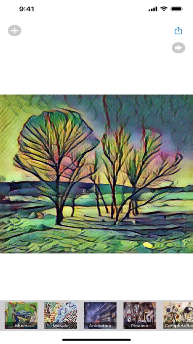 Скриншоты Style-Transfer