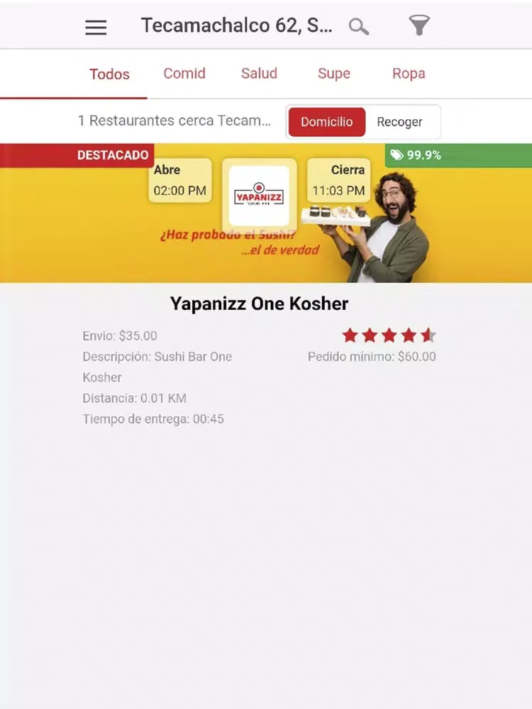 Yapanizz Sushi Bar Kosher iPad  স্ক্রিনশট