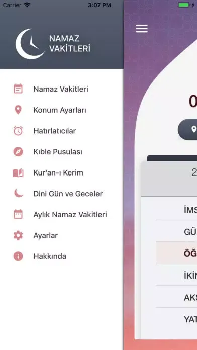 Captures d'écran de Namaz Vakitleri - Takvim