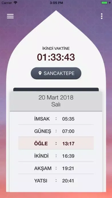 Captures d'écran de Namaz Vakitleri - Takvim