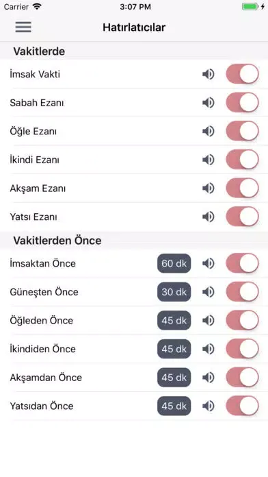 Captures d'écran de Namaz Vakitleri - Takvim