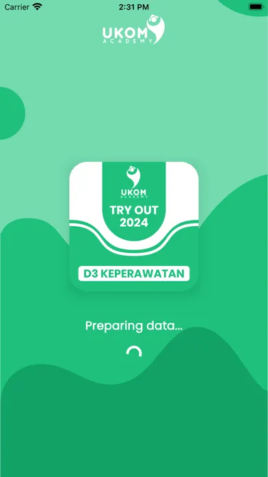 ภาพหน้าจอของ Tryout UKOM D3 Keperawatan