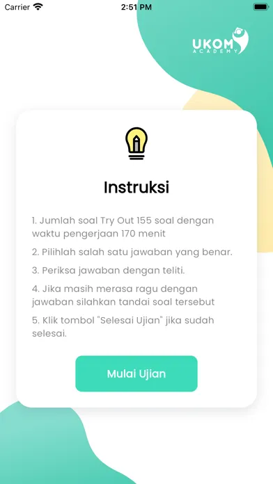 Tryout UKOM D3 Sanitasi سکرین شاٹس
