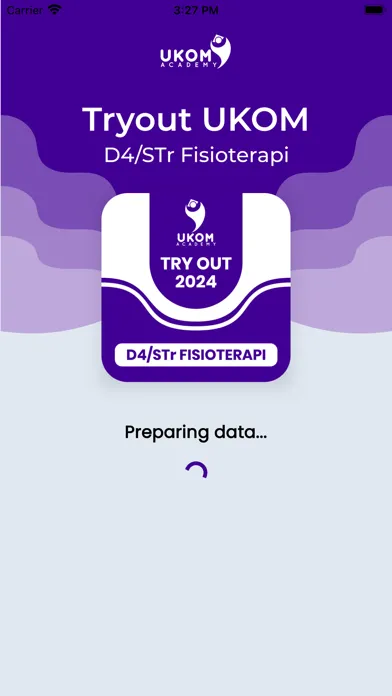Tryout UKOM STr/D4 Fisioterapi Ekran Görüntüleri