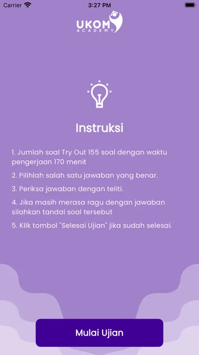 Tryout UKOM STr/D4 Fisioterapi Ekran Görüntüleri