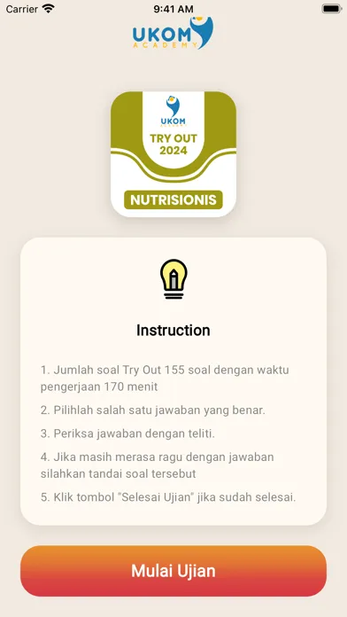 Tryout UKOM Nutrisionis স্ক্রিনশট