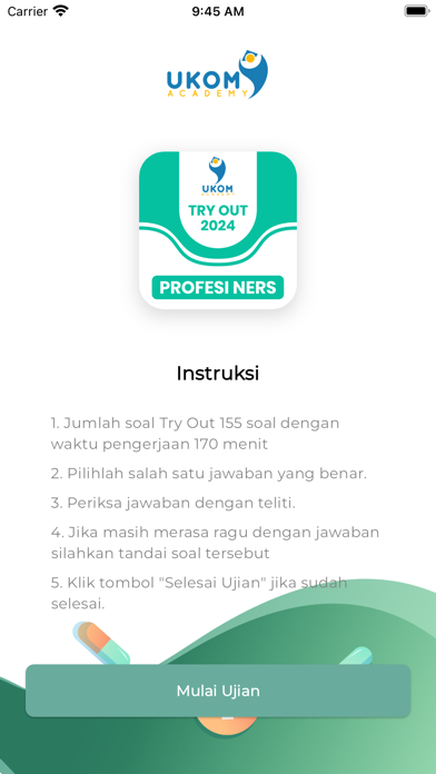 Tryout UKOM Profesi Ners Screenshots