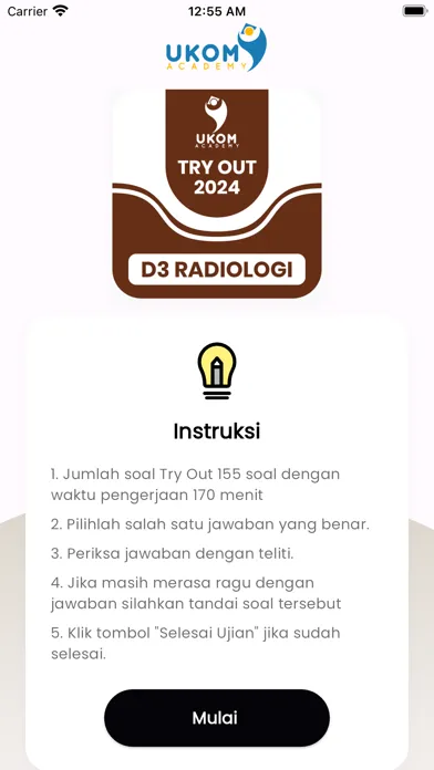 Tyout UKOM Radiologi سکرین شاٹس