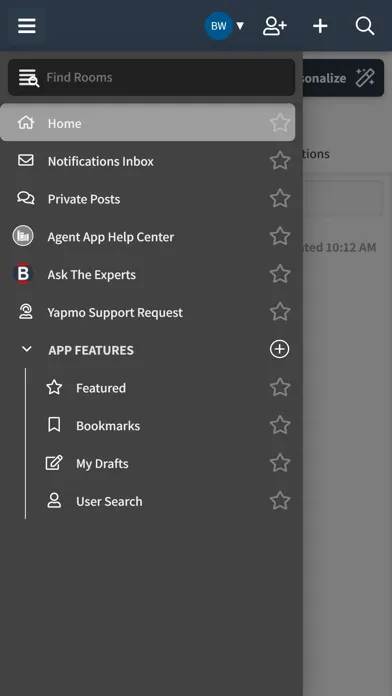 ภาพหน้าจอของ Bellator Agent App
