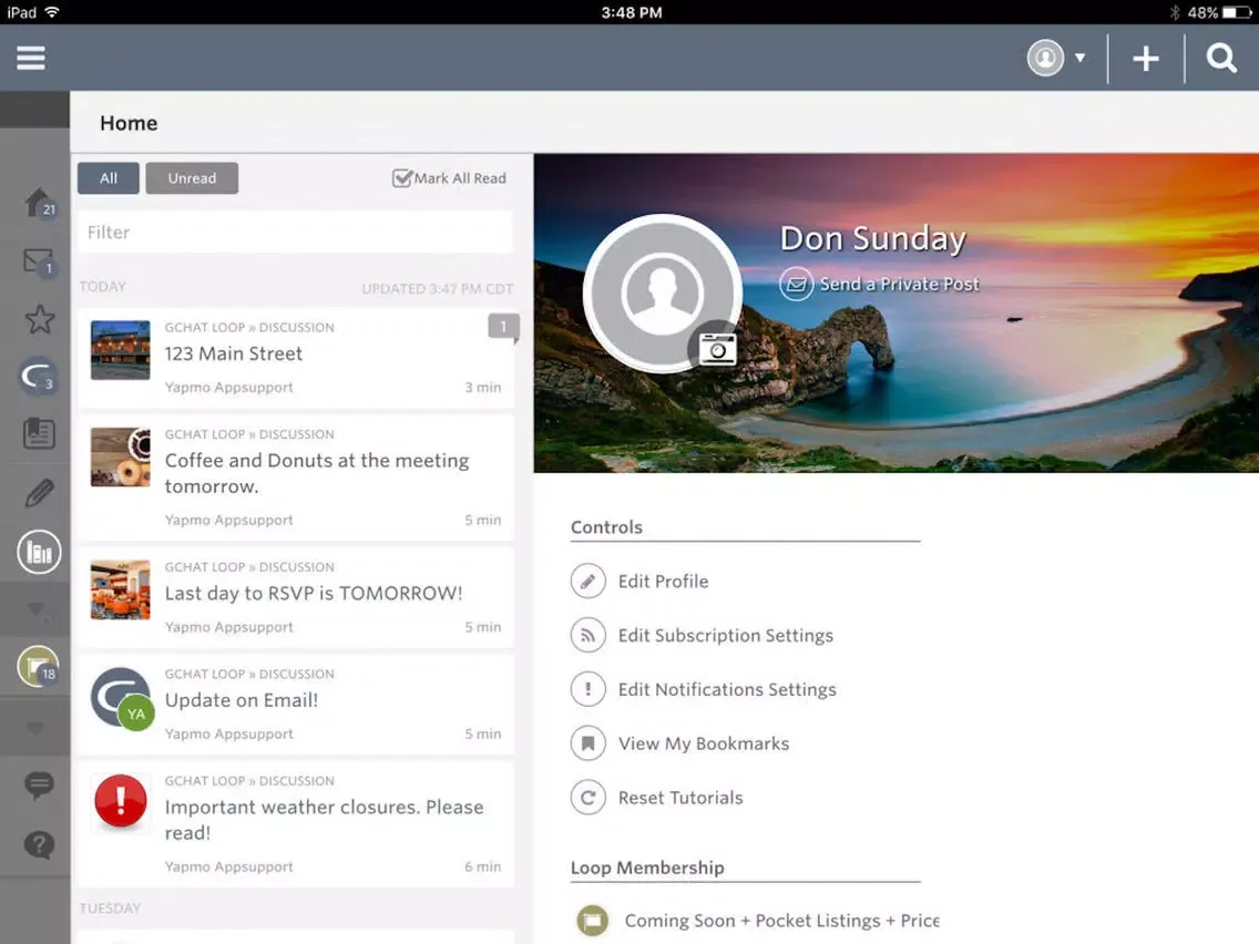 Gibson International Chat iPad  Screenshots