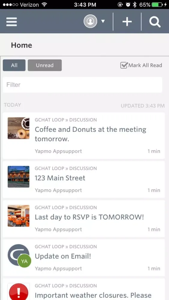 Gibson International Chat Screenshots