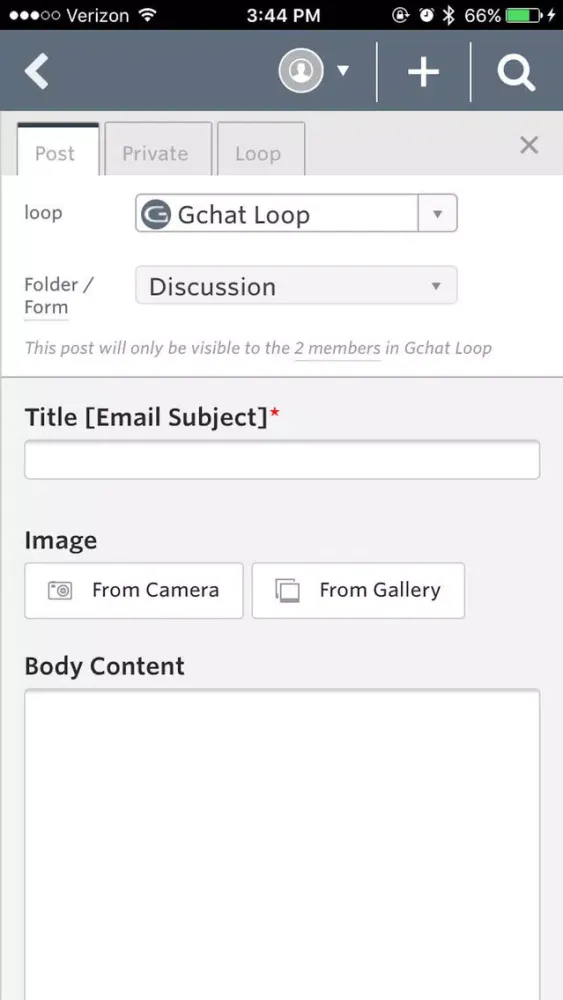 Gibson International Chat Screenshots
