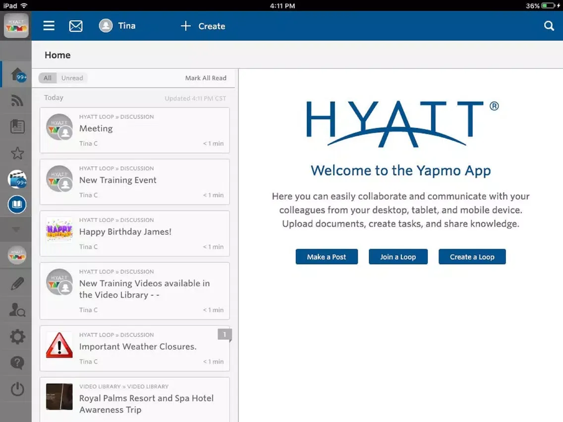 تصاویر Yapmo – Hyatt Collaboration iPad 