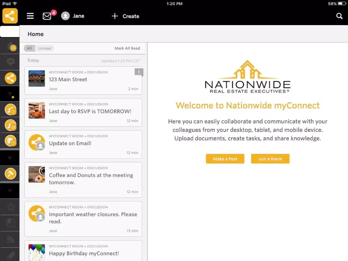 Nationwide myConnect iPad  Screenshots