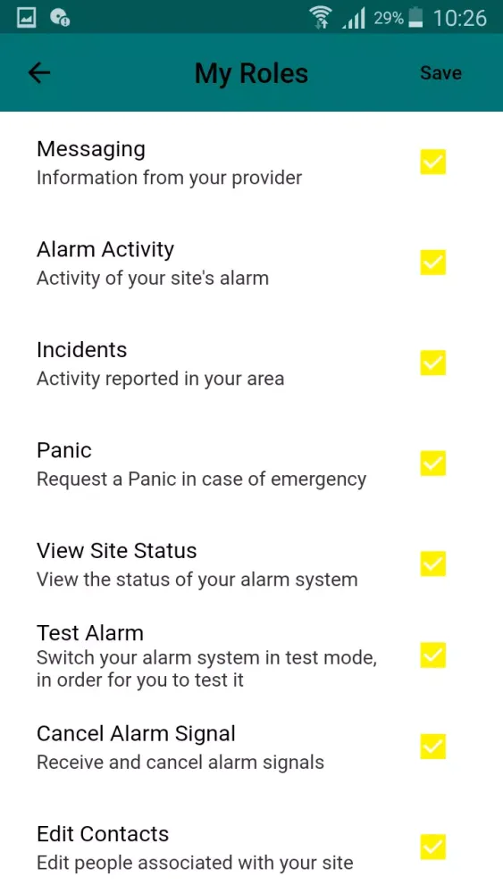 Alarmnet应用截图
