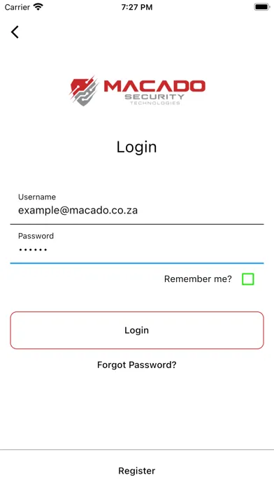 Macado Security スクリーンショット