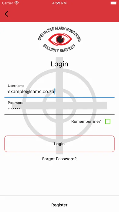 SAMS Mobile应用截图