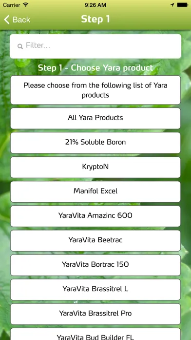 Yara TankmixIT應用截圖