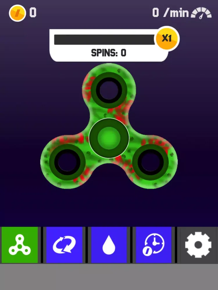 Zrzuty ekranu Zombie Rapture Fidget Spinner iPad 